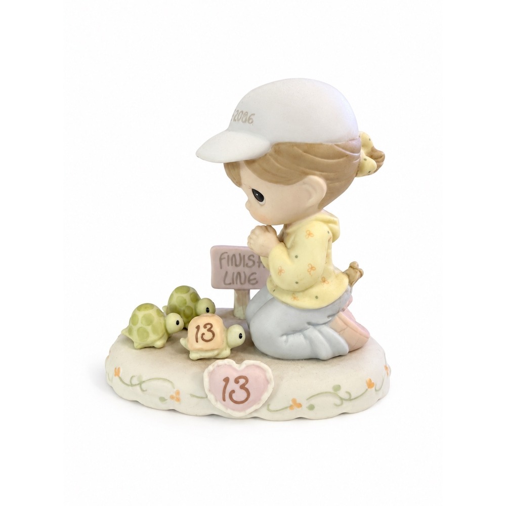 Precious Moments Growing in Grace Age 13 Figurine Turtle Race 273547B